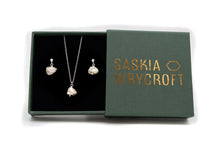 Load image into Gallery viewer, Baroque Freshwater Pearl Necklace and Earrings Gift Set | Sterling Silver