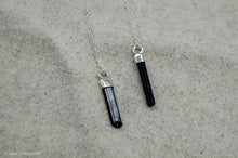 Load image into Gallery viewer, Green Tourmaline Point Pendant Necklace | Sterling Silver