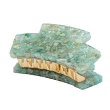Load image into Gallery viewer, Amazonite Resin Hair Claw