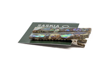 Load image into Gallery viewer, Abalone Shell Resin Hair Clip Barrette Set