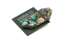 Load image into Gallery viewer, Abalone Shell Resin Hair Clip Barrette | Geometric Clip