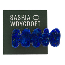 Load image into Gallery viewer, Lapis Lazuli Wiggle Wavy Resin Hair Clip