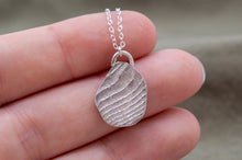 Load image into Gallery viewer, Organic Textured Wave Necklace | Sterling Silver