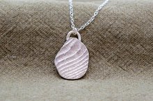 Load image into Gallery viewer, Organic Textured Wave Necklace | Sterling Silver