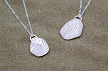 Load image into Gallery viewer, Organic Textured Wave Necklace | Sterling Silver
