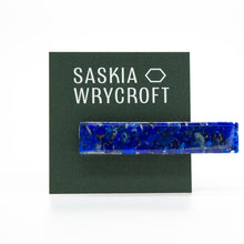 Load image into Gallery viewer, Lapis Lazuli Resin Hair Clip Barrette Set