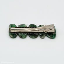 Load image into Gallery viewer, African Turquoise Wavy Resin Hair Clip