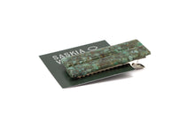 Load image into Gallery viewer, African Turquoise Resin Hair Clip Barrette Set