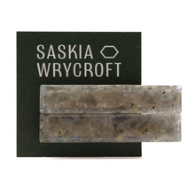 Load image into Gallery viewer, Labradorite Gemstone Resin Hair Clip Barrette Set