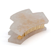 Load image into Gallery viewer, Rose Quartz Gemstone Resin Hair Claw