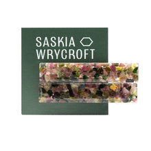 Load image into Gallery viewer, Watermelon Tourmaline Resin Hair Clip Barrette Set