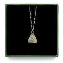 Load image into Gallery viewer, Organic Triangle Textured Wave Necklace | Sterling Silver