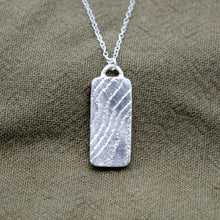 Load image into Gallery viewer, Organic Double Sided Textured Wave Pendant | Sterling Silver