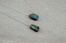 Load image into Gallery viewer, Faceted Labradorite Necklace | Sterling Silver
