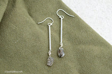 Load image into Gallery viewer, Herkimer Quartz Drop Earrings | Sterling Silver