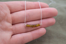 Load image into Gallery viewer, Brown Garnet Andradite Necklace | Sterling Silver