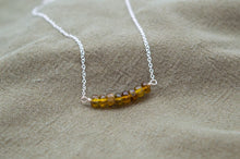 Load image into Gallery viewer, Brown Garnet Andradite Necklace | Sterling Silver