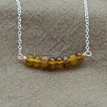 Load image into Gallery viewer, Brown Garnet Andradite Necklace | Sterling Silver