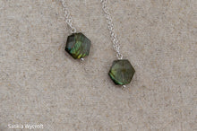 Load image into Gallery viewer, Hexagon Labradorite Necklace | Sterling Silver