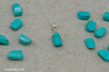 Load image into Gallery viewer, Mexican Turquoise Nugget Necklace | Sterling Silver