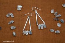 Load image into Gallery viewer, Herkimer Diamond Drop Hook Earrings | Sterling Silver
