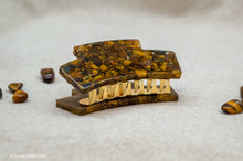 Load image into Gallery viewer, Tigers Eye Resin Hair Claw