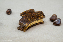 Load image into Gallery viewer, Autumn Leaf Jasper Resin Hair Claw