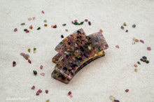 Load image into Gallery viewer, Watermelon Tourmaline Resin Hair Claw