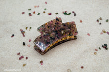 Load image into Gallery viewer, Watermelon Tourmaline Resin Hair Claw