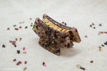 Load image into Gallery viewer, Watermelon Tourmaline Resin Hair Claw