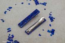Load image into Gallery viewer, Lapis Lazuli Resin Hair Clip Barrette Set