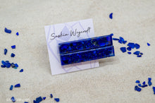 Load image into Gallery viewer, Lapis Lazuli Resin Hair Clip Barrette Set