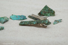 Load image into Gallery viewer, African Turquoise Resin Hair Clip Barrette Set