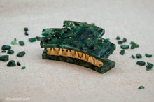 Load image into Gallery viewer, Emerald Rock Resin Hair Claw