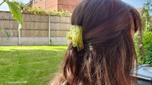 Load image into Gallery viewer, Peridot Resin Hair Claw