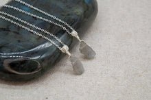 Load image into Gallery viewer, Rough Labradorite Necklace | Sterling Silver | Silver Plated