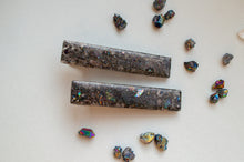 Load image into Gallery viewer, Titanium Aura Quartz Gemstone Resin Hair Clip