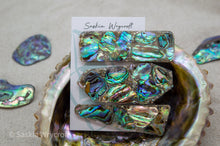 Load image into Gallery viewer, Abalone Shell Resin Hair Clip Barrette Set | Set of 3 Clips