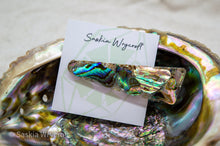 Load image into Gallery viewer, Abalone Shell Resin Hair Clip Barrette | Triangle Clip