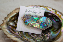Load image into Gallery viewer, Abalone Shell Resin Hair Clip Barrette | Geometric Clip