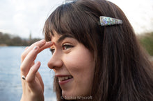 Load image into Gallery viewer, Abalone Shell Resin Hair Clip Barrette Set | Set of 3 Clips