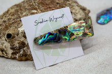 Load image into Gallery viewer, Abalone Shell Resin Hair Clip Barrette | Triangle Clip