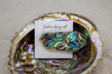 Load image into Gallery viewer, Abalone Shell Resin Hair Clip Barrette | Geometric Clip