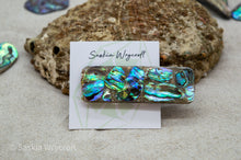 Load image into Gallery viewer, Abalone Shell Resin Hair Clip Barrette | Rectangle Clip