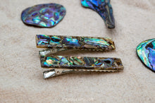 Load image into Gallery viewer, Abalone Shell Resin Hair Clip Barrette Set