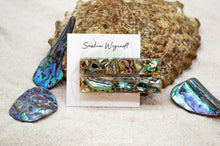 Load image into Gallery viewer, Abalone Shell Resin Hair Clip Barrette Set
