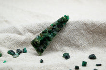 Load image into Gallery viewer, Emerald Rock Resin Hair Clip Barrette | Triangle Clip