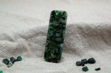 Load image into Gallery viewer, Emerald Rock Resin Hair Clip Barrette Set | Set of 3 Clips