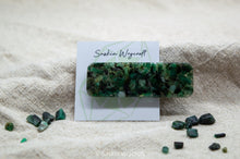 Load image into Gallery viewer, Emerald Rock Resin Hair Clip Barrette Set | Set of 3 Clips