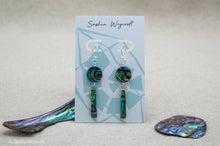 Load image into Gallery viewer, Abalone Shell Hook Earrings | Sterling Silver